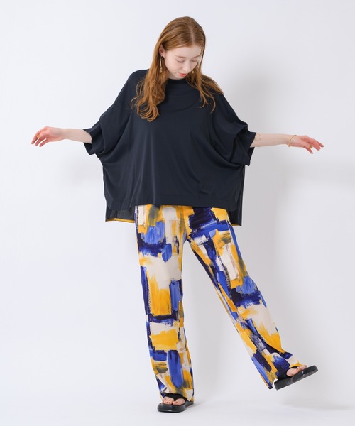 Paradise Picnic（パラダイスピクニック）の「Lallia Mu オーバーブラウス（シャツ/ブラウス・レディース・ブラック/ピンク/グリーン・FREE）」の8枚目の写真