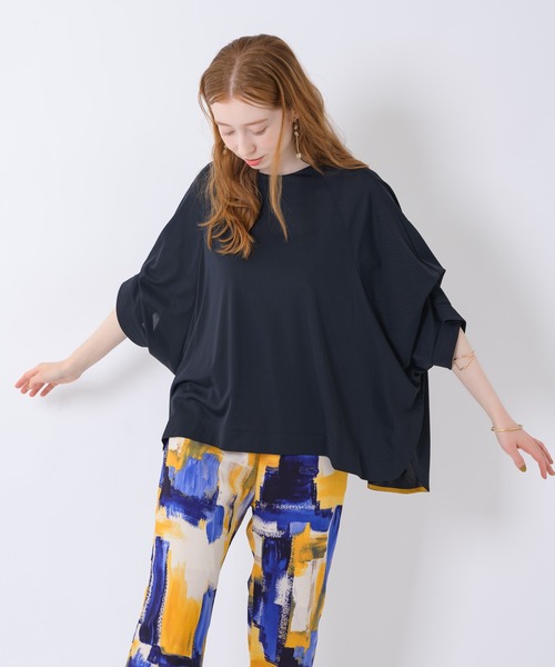 Paradise Picnic（パラダイスピクニック）の「Lallia Mu オーバーブラウス（シャツ/ブラウス・レディース・ブラック/ピンク/グリーン・FREE）」の16枚目の写真