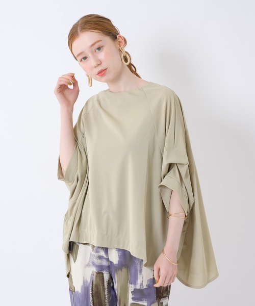 Paradise Picnic（パラダイスピクニック）の「Lallia Mu オーバーブラウス（シャツ/ブラウス・レディース・ブラック/ピンク/グリーン・FREE）」の18枚目の写真