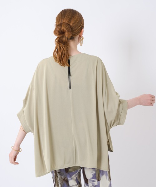 Paradise Picnic（パラダイスピクニック）の「Lallia Mu オーバーブラウス（シャツ/ブラウス・レディース・ブラック/ピンク/グリーン・FREE）」の22枚目の写真