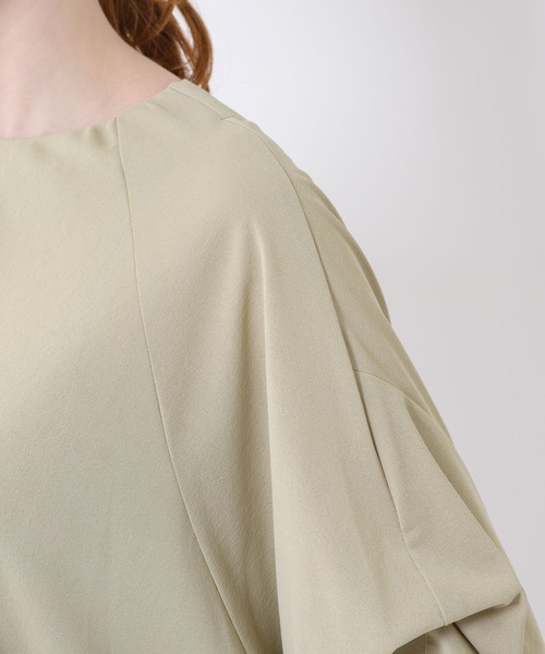 Paradise Picnic（パラダイスピクニック）の「Lallia Mu オーバーブラウス（シャツ/ブラウス・レディース・ブラック/ピンク/グリーン・FREE）」の7枚目の写真