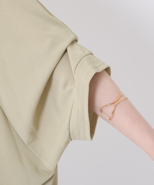 Paradise Picnic（パラダイスピクニック）の「Lallia Mu オーバーブラウス（シャツ/ブラウス・レディース・ブラック/ピンク/グリーン・FREE）」の15枚目の写真