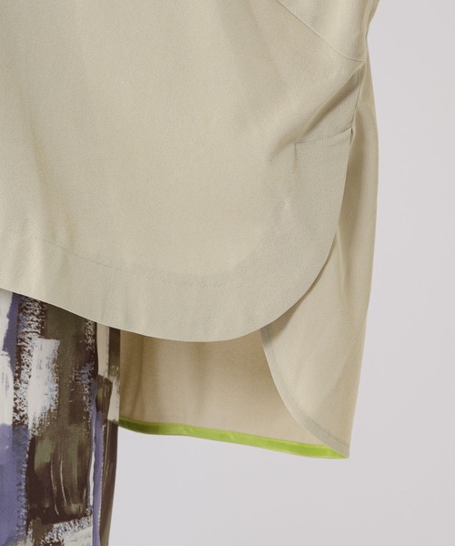 Paradise Picnic（パラダイスピクニック）の「Lallia Mu オーバーブラウス（シャツ/ブラウス・レディース・ブラック/ピンク/グリーン・FREE）」の19枚目の写真