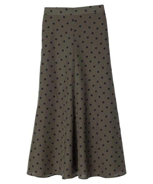Sugar spoon（シュガースプーン）の「・SUGAR SPOON ドットマーメイドスカート（スカート・レディース・チャコールグレー/カーキ/サックスブルー・FREE）」の17枚目の写真