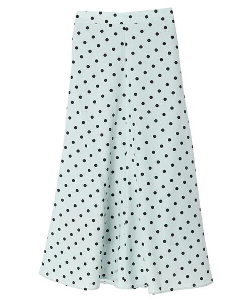 Sugar spoon（シュガースプーン）の「・SUGAR SPOON ドットマーメイドスカート（スカート・レディース・チャコールグレー/カーキ/サックスブルー・FREE）」の18枚目の写真