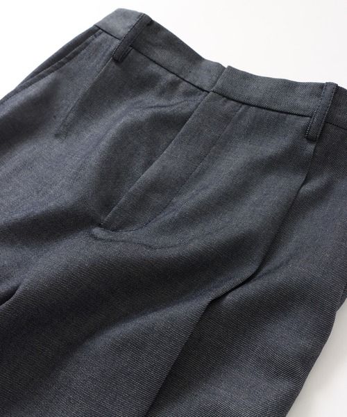 NEONSIGN(ネオンサイン)の「NEONSIGN ネオンサイン / Wide denim slacks “Wool” ワイドデニムスラックス "ウール" / N1605(スラックス・メンズ・ブラック/ネイビー・44/46/48/36/38/42)」の6枚目の写真