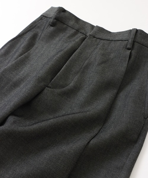 NEONSIGN(ネオンサイン)の「NEONSIGN ネオンサイン / Wide denim slacks “Wool” ワイドデニムスラックス "ウール" / N1605(スラックス・メンズ・ブラック/ネイビー・44/46/48/36/38/42)」の8枚目の写真