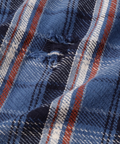 Jieda（ジエダ）の「DAMAGE FLANNEL HOOD SHIRT（シャツ