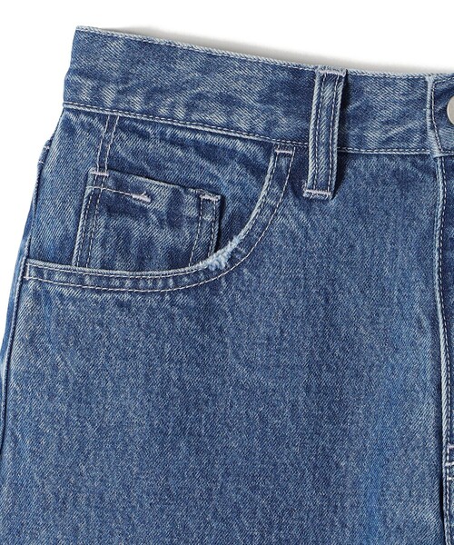SHIPS(シップス)の「〈洗濯機可能〉11.5oz デニムセミフレアパンツ◆(デニムパンツ・レディース・ブルー/ネイビー・SMALL/MEDIUM/LARGE)」の6枚目の写真