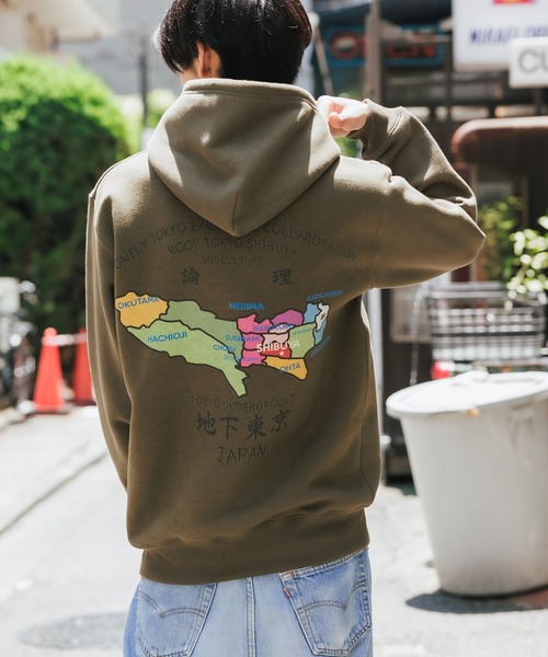 LONELY/論理（ロンリー）の「【ROOPTOKYO別注】LONELY(論理)/ロンリー TOKYO SOUVENIR HOODY プルオーバーパーカー（パーカー・レディース・ブラック/ホワイト/ダークグリーン・M/XXL/L/XL）」の20枚目の写真