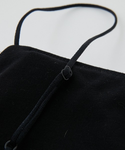 GALLARDAGALANTE(ガリャルダガランテ)の「【La nature linge】ベア天竺キャミソールブラ(ブラジャー・レディース・ホワイト/ブラック・1/0)」の11枚目の写真