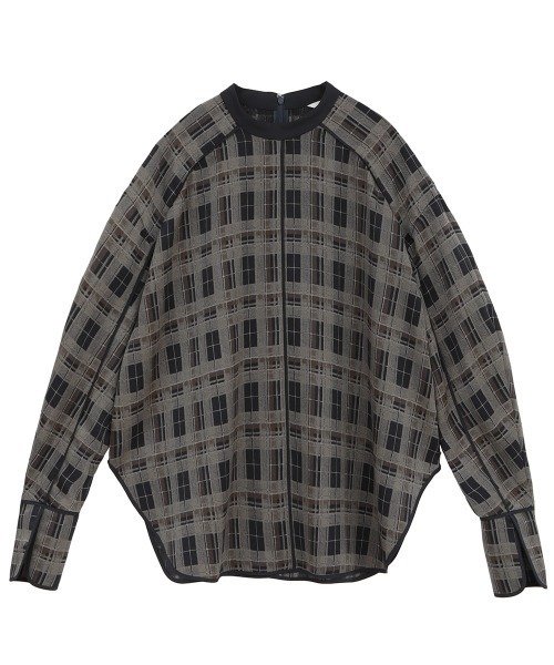 CLANE(クラネ)の「CHECK PIPING TOPS(その他トップス・レディース・ベージュ/ネイビー・1/2)」の21枚目の写真