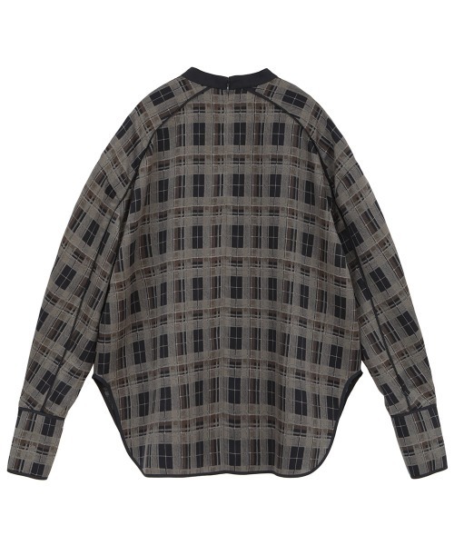 CLANE(クラネ)の「CHECK PIPING TOPS(その他トップス・レディース・ベージュ/ネイビー・1/2)」の22枚目の写真