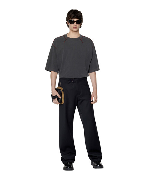 DIESEL(ディーゼル)の「メンズ Tシャツ ルーズフィット(Tシャツ/カットソー・メンズ・グレー・MEDIUM/LARGE/X-LARGE/XX-LARGE/X-SMALL/XXX-LARGE/SMALL)」の5枚目の写真