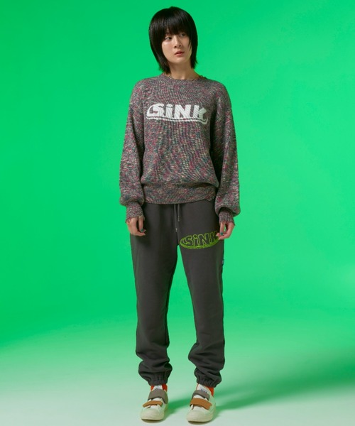 SINK kotohayokozawa(シンク コトハヨコザワ)の「MULTICOLOR DAMAGED KNIT(ニット/セーター・レディース・バーガンディー/イエロー/ブルー・M/L)」の6枚目の写真