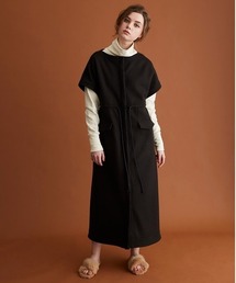 RITA | RITA / リタ MILITARY WOOL DRESS ミリタリー ショートスリーブ ウールワンピース(ワンピース)