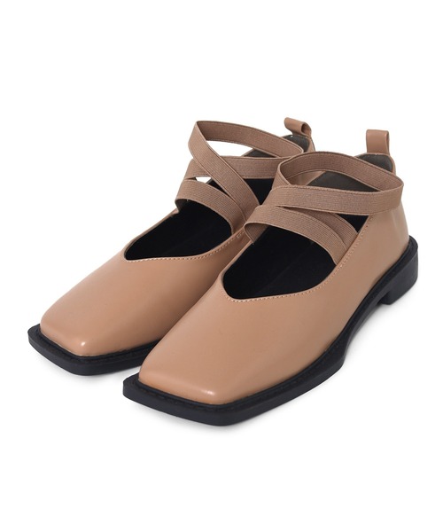 Alley by w closet（アリーバイダブルクローゼット）の「【Alley】ゴムストラップパンプス（パンプス・レディース・ブラック/ベージュ・M/L）」の9枚目の写真