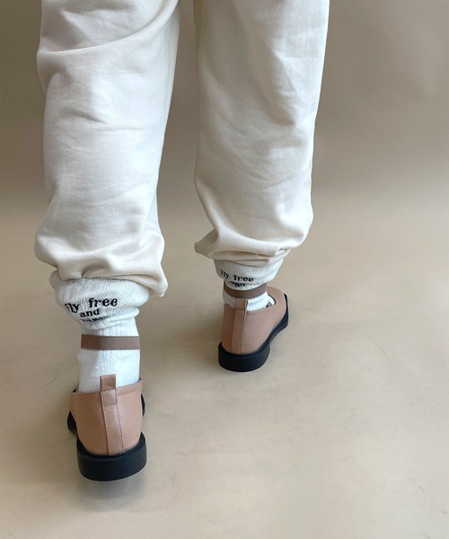 Alley by w closet（アリーバイダブルクローゼット）の「【Alley】ゴムストラップパンプス（パンプス・レディース・ブラック/ベージュ・M/L）」の4枚目の写真