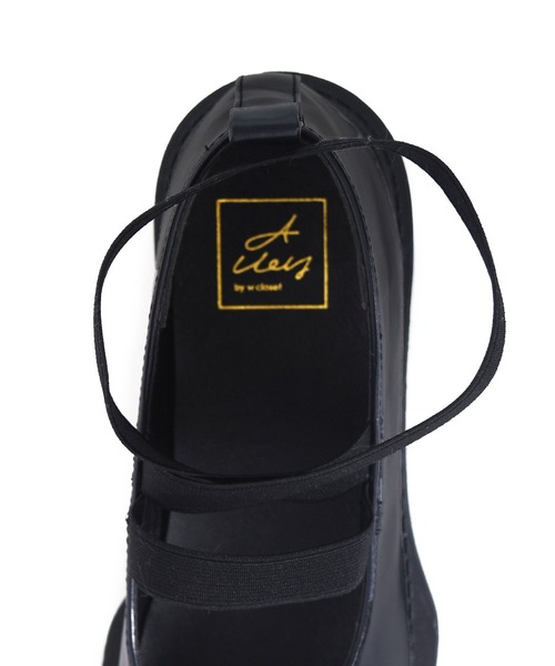 Alley by w closet（アリーバイダブルクローゼット）の「【Alley】ゴムストラップパンプス（パンプス・レディース・ブラック/ベージュ・M/L）」の6枚目の写真