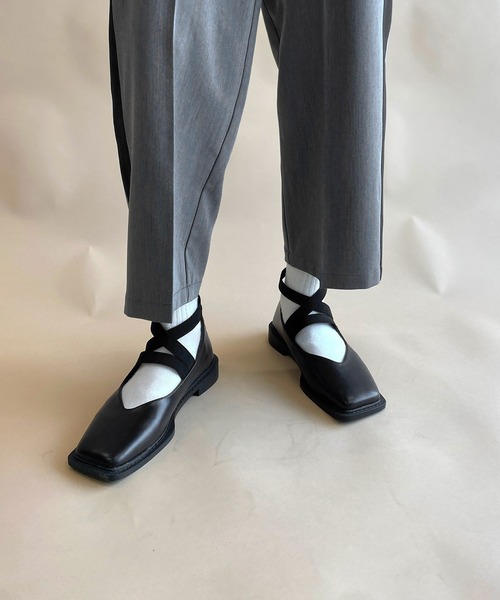 Alley by w closet（アリーバイダブルクローゼット）の「【Alley】ゴムストラップパンプス（パンプス・レディース・ブラック/ベージュ・M/L）」の13枚目の写真