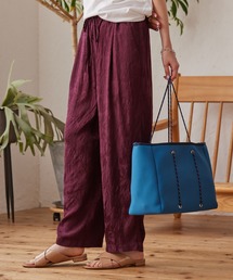 AMERICAN HOLIC | サテンジャガードゆるパンツ(その他パンツ)