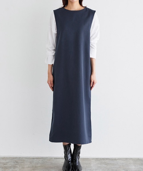 Pierrot（ピエロ）の「2wayジャンパースカート（ジャンパースカート・レディース・ブラック/ネイビー/モカ/ライトベージュ・M/L/PM）」の20枚目の写真