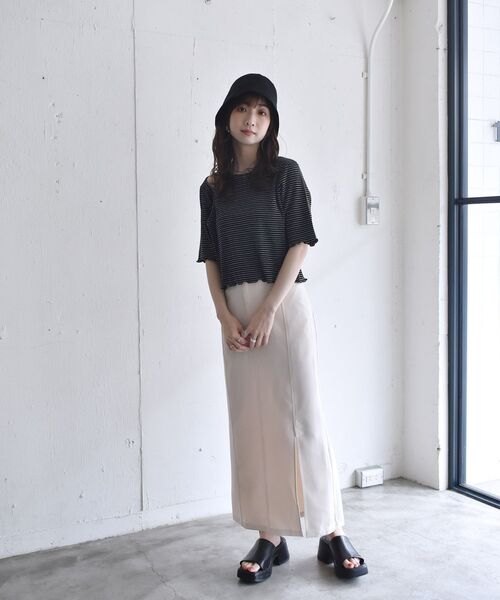 RETRO GIRL（レトロガール）の「スリットナローSK（スカート・レディース・ブラック/レッド/ナチュラル/ブラウン系その他2・FREE）」の11枚目の写真