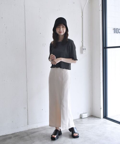 RETRO GIRL（レトロガール）の「スリットナローSK（スカート・レディース・ブラック/レッド/ナチュラル/ブラウン系その他2・FREE）」の15枚目の写真