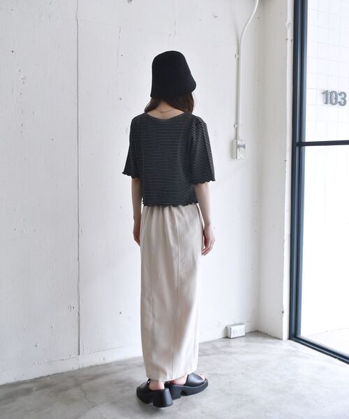 RETRO GIRL（レトロガール）の「スリットナローSK（スカート・レディース・ブラック/レッド/ナチュラル/ブラウン系その他2・FREE）」の5枚目の写真