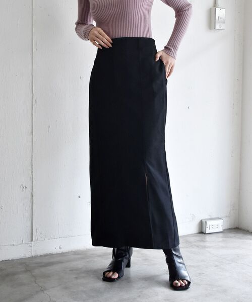 RETRO GIRL（レトロガール）の「スリットナローSK（スカート・レディース・ブラック/レッド/ナチュラル/ブラウン系その他2・FREE）」の6枚目の写真