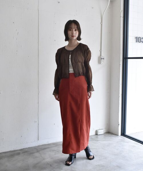 RETRO GIRL（レトロガール）の「スリットナローSK（スカート・レディース・ブラック/レッド/ナチュラル/ブラウン系その他2・FREE）」の22枚目の写真