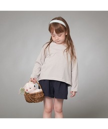 Lycee mine | フライスボーダースカラップTシャツ＆ストレッチキュロットパンツ(その他トップス)