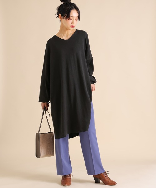 osharewalker（オシャレウォーカー）の「【廃盤】『裏微起毛センタープレスパンツ』（その他パンツ・レディース・ブルーパープル/ブラウン/グリーン/ピンク/ブラック・1/2）」の8枚目の写真