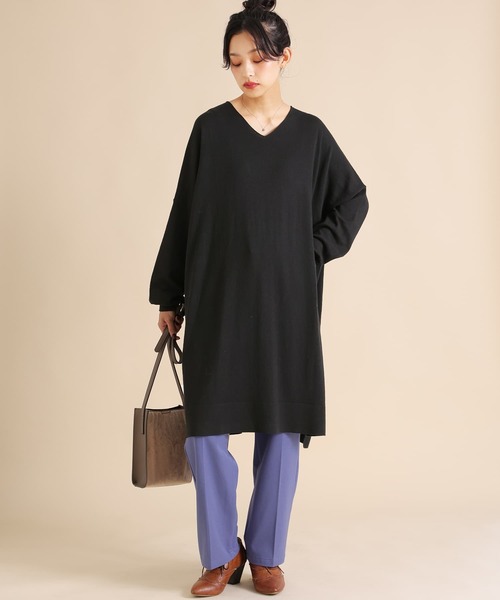 osharewalker（オシャレウォーカー）の「【廃盤】『裏微起毛センタープレスパンツ』（その他パンツ・レディース・ブルーパープル/ブラウン/グリーン/ピンク/ブラック・1/2）」の9枚目の写真