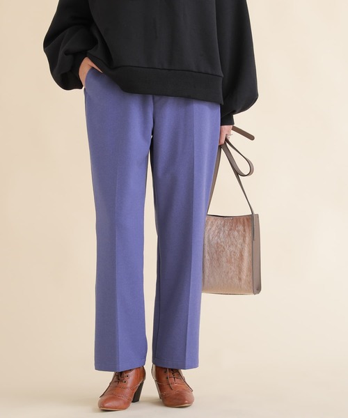 osharewalker（オシャレウォーカー）の「【廃盤】『裏微起毛センタープレスパンツ』（その他パンツ・レディース・ブルーパープル/ブラウン/グリーン/ピンク/ブラック・1/2）」の7枚目の写真