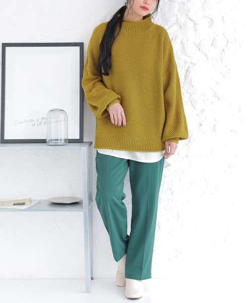 osharewalker（オシャレウォーカー）の「【廃盤】『裏微起毛センタープレスパンツ』（その他パンツ・レディース・ブルーパープル/ブラウン/グリーン/ピンク/ブラック・1/2）」の14枚目の写真