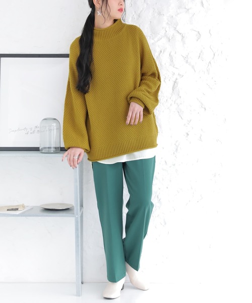 osharewalker（オシャレウォーカー）の「【廃盤】『裏微起毛センタープレスパンツ』（その他パンツ・レディース・ブルーパープル/ブラウン/グリーン/ピンク/ブラック・1/2）」の15枚目の写真