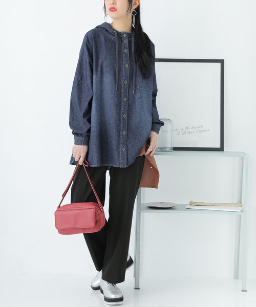 osharewalker（オシャレウォーカー）の「【廃盤】『裏微起毛センタープレスパンツ』（その他パンツ・レディース・ブルーパープル/ブラウン/グリーン/ピンク/ブラック・1/2）」の22枚目の写真