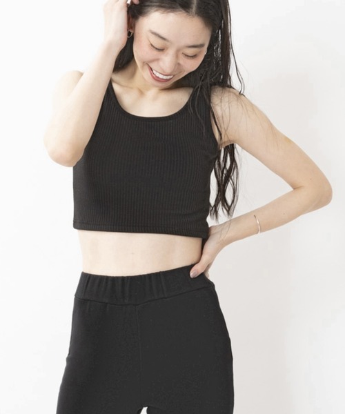 Bz Sw 無地テレコショート丈パット入りタンクトップ R0 タンクトップ Archiver アーカイバ のファッション通販 Zozotown