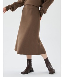 マキシ ニットスカート (セットアップ対応)