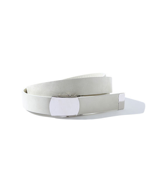 UNITED TOKYO（ユナイテッドトウキョウ）の「ヌバックガチャベルト（ベルト・メンズ・ホワイト/ネイビー/ブラウン・FREE）」の2枚目の写真