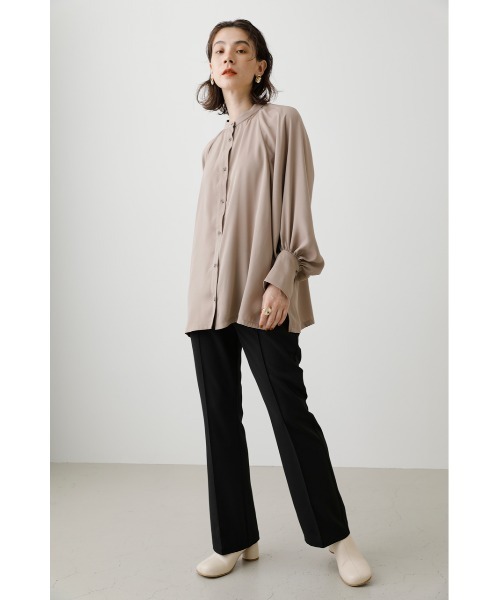 crie conforto(クリーコンフォルト)の「ビューティーストレートパンツ(スラックス・レディース・ブラック/ネイビー/キナリ・SMALL/MEDIUM/LARGE)」の5枚目の写真