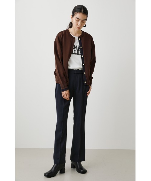 crie conforto(クリーコンフォルト)の「ビューティーストレートパンツ(スラックス・レディース・ブラック/ネイビー/キナリ・SMALL/MEDIUM/LARGE)」の21枚目の写真