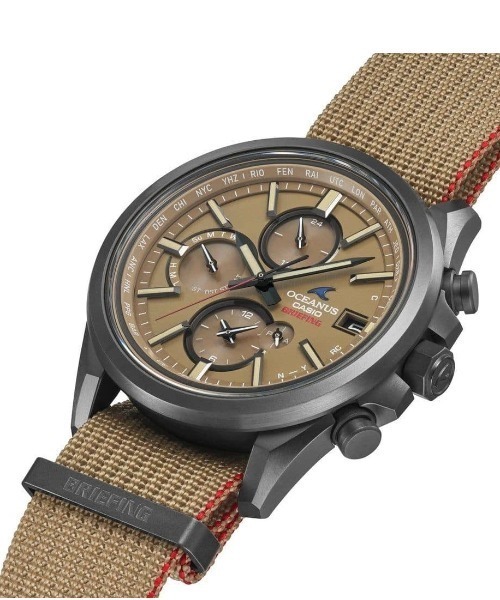 BRIEFING（ブリーフィング）の「【オシアナス×ブリーフィング】OCEANUS×BRIEFING OCW-T4000BRE RAPTOP CASE SET（アナログ腕時計・メンズ・ベージュ系その他・FREE）」の18枚目の写真