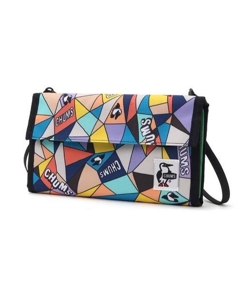 CHUMS（チャムス）の「【CHUMS/チャムス】 Recycle Bellow Pocketbook Case（ショルダーバッグ・レディース・ブラック/パープル/ネイビー/ブラウン/レッド/その他1/その他2/その他3・FREE）」の7枚目の写真