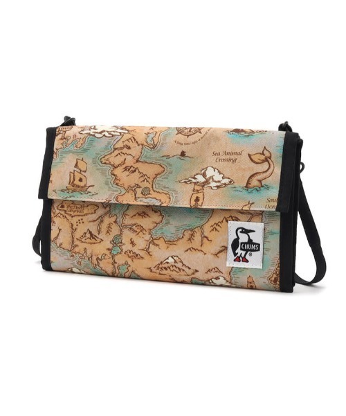 CHUMS（チャムス）の「【CHUMS/チャムス】 Recycle Bellow Pocketbook Case（ショルダーバッグ・レディース・ブラック/パープル/ネイビー/ブラウン/レッド/その他1/その他2/その他3・FREE）」の8枚目の写真