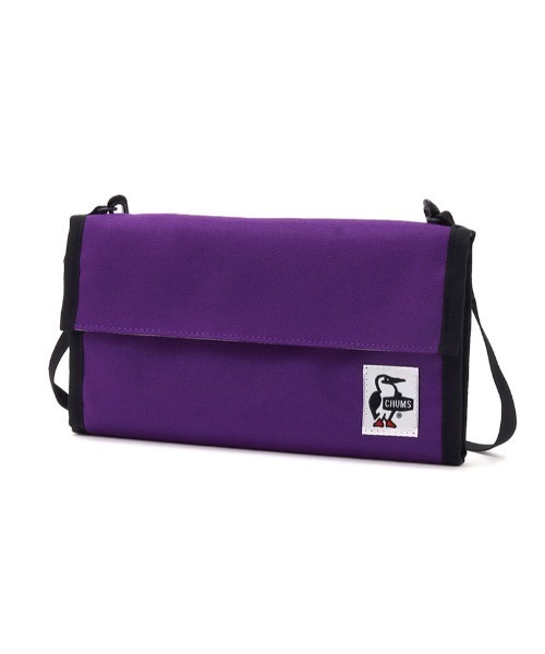 CHUMS（チャムス）の「【CHUMS/チャムス】 Recycle Bellow Pocketbook Case（ショルダーバッグ・レディース・ブラック/パープル/ネイビー/ブラウン/レッド/その他1/その他2/その他3・FREE）」の4枚目の写真
