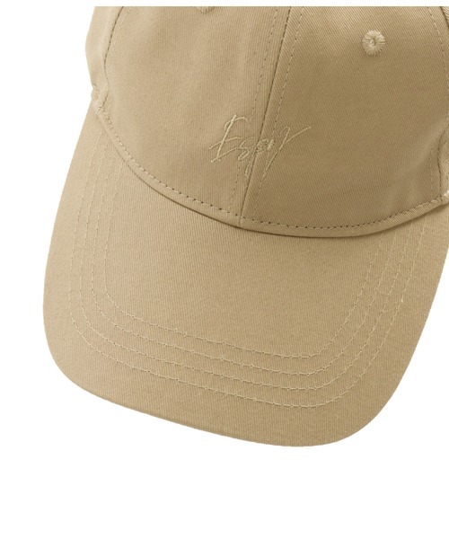 ANAP（アナップ）の「同色刺繍シンプルキャップ（キャップ・レディース・ベージュ/ブラック・FREE）」の6枚目の写真