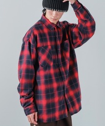 improves | レギュラーサイズ オンブレチェックシャツ(シャツ/ブラウス)