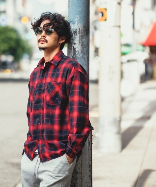 improves（インプローブス）の「レギュラーサイズ オンブレチェックシャツ（シャツ/ブラウス・メンズ・レッド/ホワイト/グリーン/イエロー・X-LARGE/LARGE/MEDIUM）」の19枚目の写真